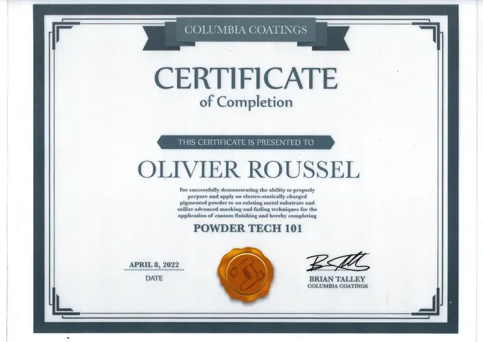 Certificat Cerakote Coatings Applications Course - PRO-BLAST